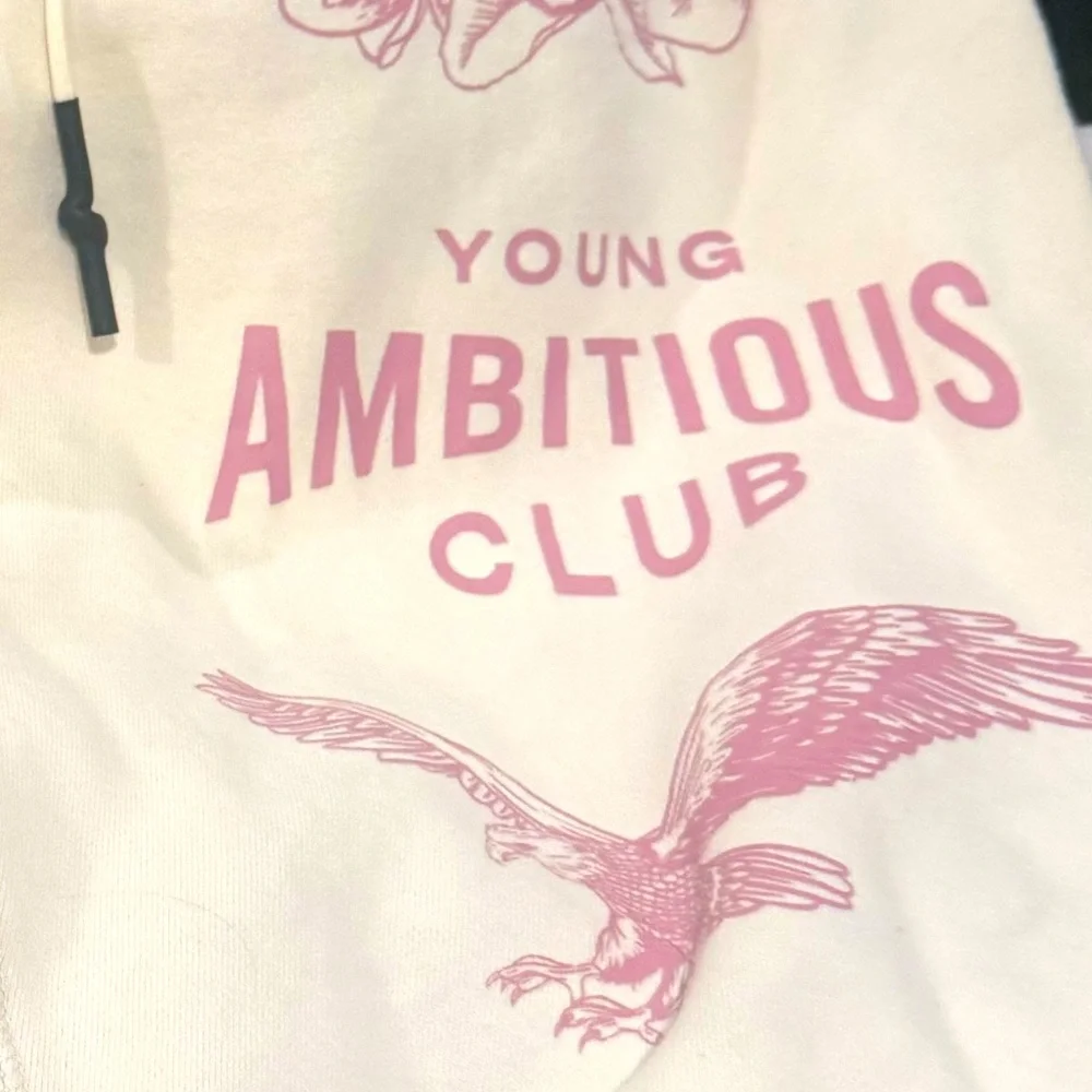 Y2K YoungLA Ambitious Club Cream premium cttn Sweatpants jogger XL pristine - Picture 4 of 15